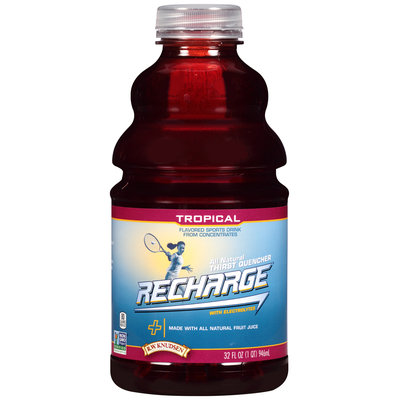 R.W. Knudsen® Recharge® Tropical Flavored Sports Drink 32 fl. oz. Bottle
