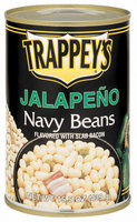 Trappey's Flavored W/Slab Bacon Jalapeno Navy Beans 15.5 Oz Can