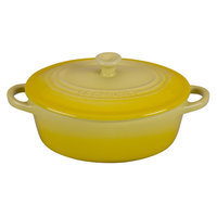 Le Creuset Stoneware 12 oz. Petite Oval Casserole Color: Soleil