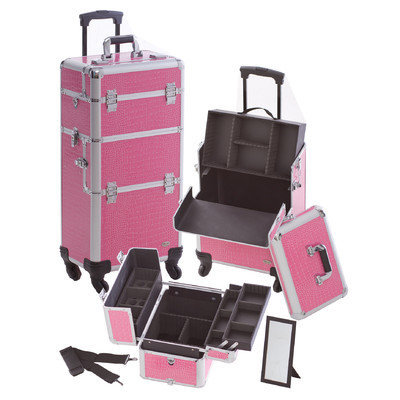Seya Professional Cosmetic Makeup Case Color: Pink