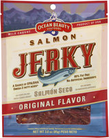 Ocean Beauty Seafoods Original Flavor Salmon Jerky 3.0 oz. Bag