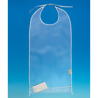 Ableware Clear Eating Bib with Cuff