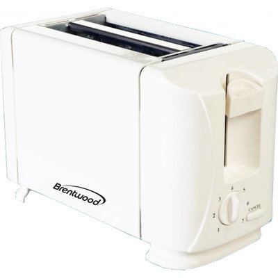 Brentwood TS-260A 2-Slice Toaster - White