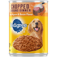 Pedigree® Chopped Ground Dinner Filet Mignon & Bacon Flavor Dog Food