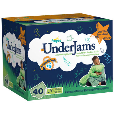 Pampers UnderJams Absorbent Underwear for Boys Size L/XL