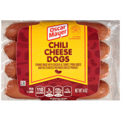 Oscar Mayer Chili Cheese Dogs 8 ct Pack