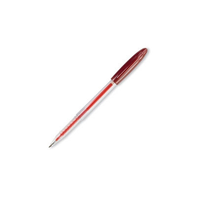 Integra Gel Stick Metal Tip Pens, Dozen, Red