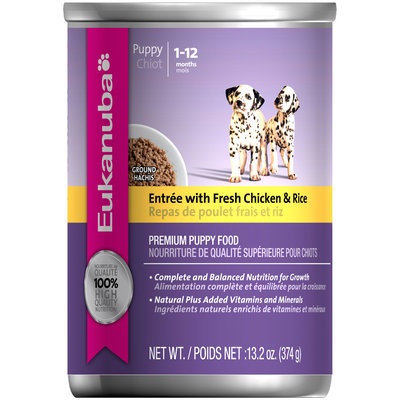 Eukanuba Puppy Entree with Chicken & Rice Dog Food 13.2 oz. Can