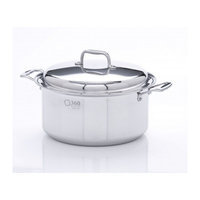 Cookware Stock Pot with Lid Size: 8 Quarts