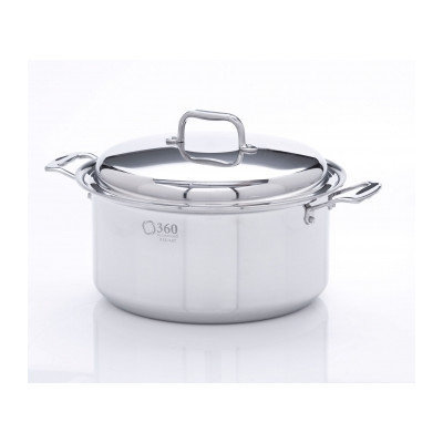 Cookware Stock Pot with Lid Size: 8 Quarts