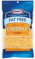 Kraft Natural Cheese Cheddar Fat Free Shredded Cheese 14 Oz Peg