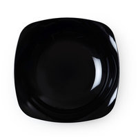 Fineline Settings, Inc Renaissance Rounded Square China-Like Bowls (Pack of 120), Black