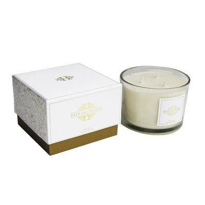 Jay Import Inc Floral 3-wick White Tea Scent Jar Candle