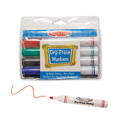Melissa & Doug Dry-Erase Marker Set (4 pc)