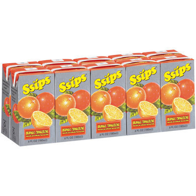 Ssips® Orange-Tangerine Drink 10-6 oz Cartons
