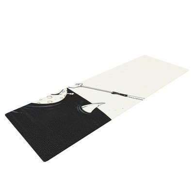 Kess Inhouse Number 5 by Matthew Reid Yoga Mat