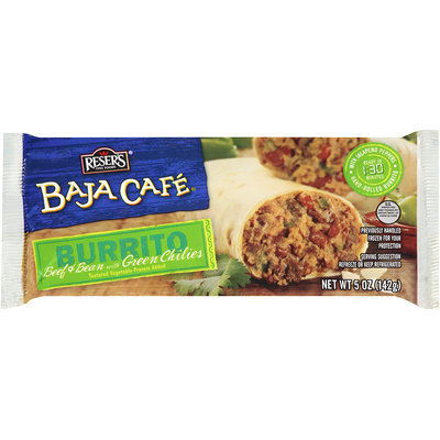 Baja Cafe® Beef & Bean Burrito with Green Chilies