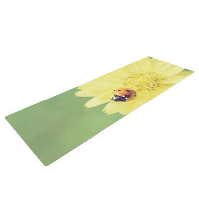 Kess Inhouse Little Lady by Beth Engel Ladybug Yoga Mat