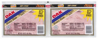 Dak W/Natural Juices 16 Oz Ham Honey Sliced 97% Fat Free 2 Pk Zip Pak