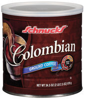 Schnucks Ground Colombian Coffee 34.5 Oz Canister