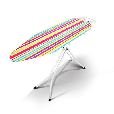 Bonita IB03-40MS Metallo Ironing Board In Multi Stripe Print