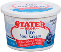 Stater Bros.® Lite Sour Cream 16 oz. Tub