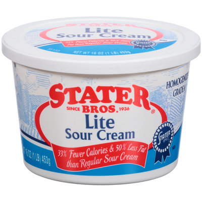 Stater Bros.® Lite Sour Cream 16 oz. Tub