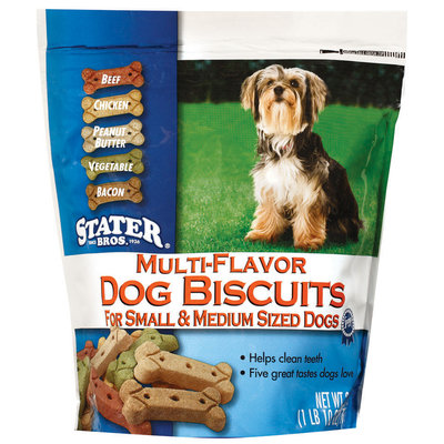 Stater Bros. Multi-Flavored For Small & Medium Dogs Dog Biscuits 26 Oz Bag