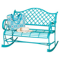 Evergreen Flag & Garden Newbury Indoor/Outdoor Rocking Bench