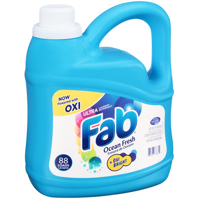 Fab® Ocean Fresh Ultra Laundry Detergent 134 fl. oz. Jug