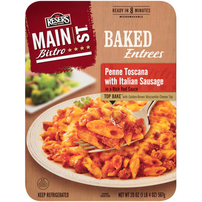 Reser's Fine Foods® Main St Bistro® Penne Toscana with Italian Sausage 20 oz Tray