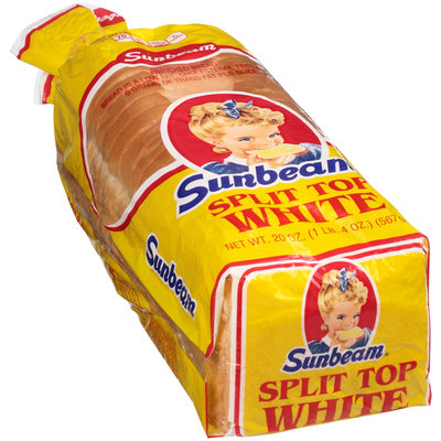 Sunbeam® Split Top Enriched White Bread 20 oz. Bag