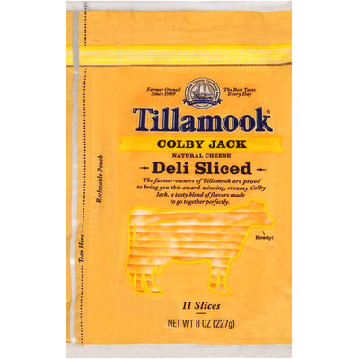 Tillamook® Natural Colby Jack Cheese Deli Slices 11 ct Bag