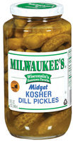 Milwaukee's Midget Kosher Dill Pickles 32 Fl Oz Jar