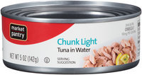 Market Pantry™ Chunk Light Tuna in Water 5 oz. Can