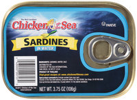 Chicken of the Sea® Sardines in Water 3.75 oz