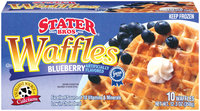 Stater Bros. Blueberry Waffles 10 Ct Box