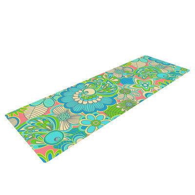 Kess Inhouse Welcome Birds to my Garden by Julia Grifol Yoga Mat