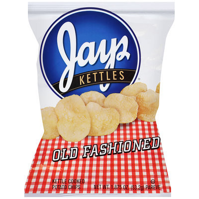 Jay's Kettles® Old Fashioned Kettle Cooked Potato Chips 1.875 oz. Bag