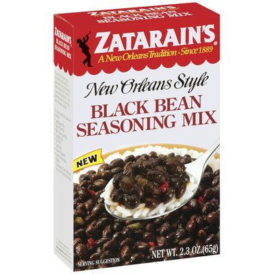 Zatarain's® Black Bean Seasoning Mix 2.3 oz. Box