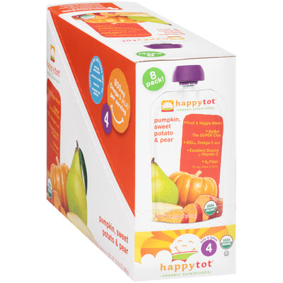 Happy Tot® Organic SuperFoods Baby Food 8-4.22 oz. Pouches