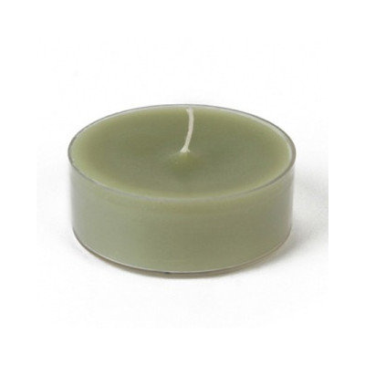 Jeco Mega Oversized Sage Green Tealights-12pc/Box