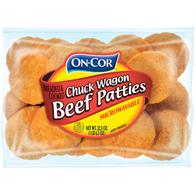 On•Cor® Chuck Wagon Beef Patties 22.5 oz. Package