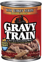 Gravy Train Strips in Gravy with Turkey Strips Wet Dog Food, 13.2-Ounce Can