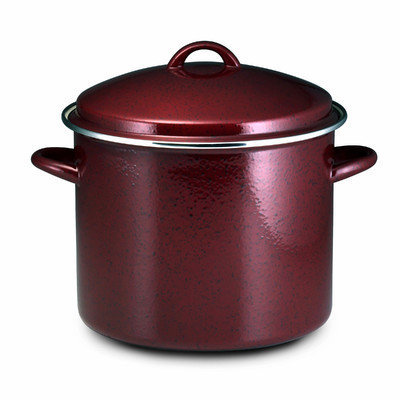Paula Deen Signature Enamel on Steel 12-qt. Covered Stockpot