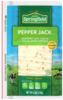 Springfield® Pepper Jack Monterey Jack Cheese 6 oz. Pack