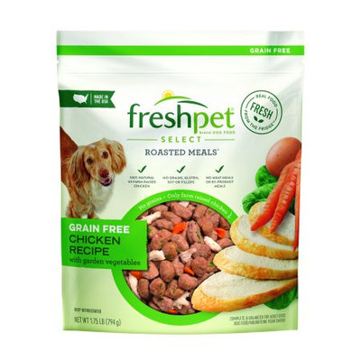 Freshpet® SELECT ROASTED MEALS GRAIN FREE TENDER CHICKEN WITH GARDEN VEGETABLES DOG FOOD RECIPE