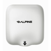 Alpine Industries Hemlock High Speed Commercial 220 Volt Hand Dryer in White