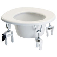 Graham Field Versa Height Raised Toilet Seat With Two Rear Locking