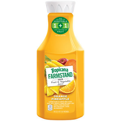 Tropicana® Farmstand™ Orange Pineapple 100% Fruit & Vegetable Juice